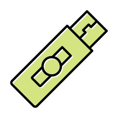 Web için usb flash simgesi.