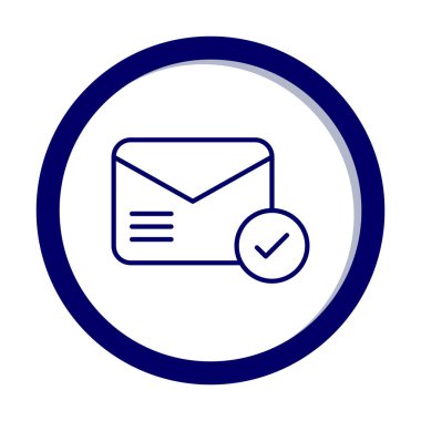 e- posta iletimi simge vektör illüstrasyonu