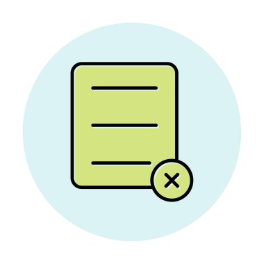 dosya simgesi, vektör illüstrasyonu basit tasarım