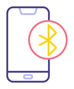 Bluetooth simgesi vektör çizim