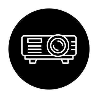 Projector  web icon vector illustration