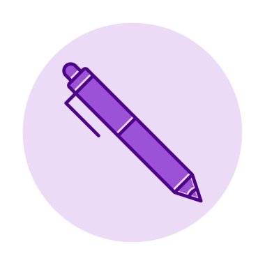 kalem simgesi vektör illüstrasyonu