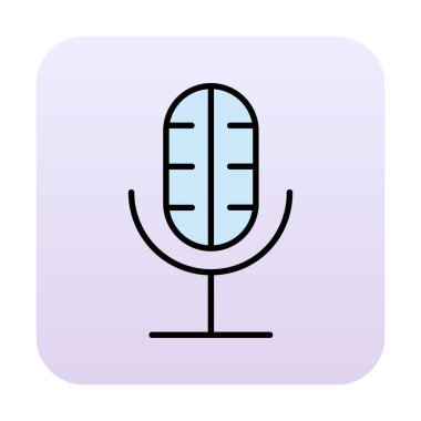 Illustration vector graphic of microphone icon