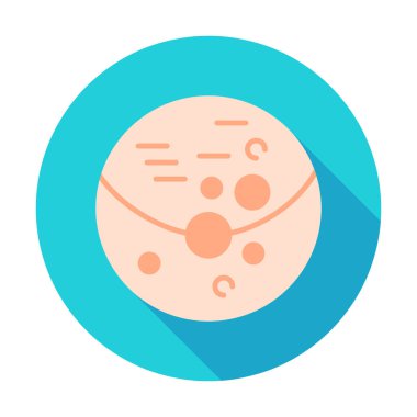 Venüs web simgesi, vektör illüstrasyonu