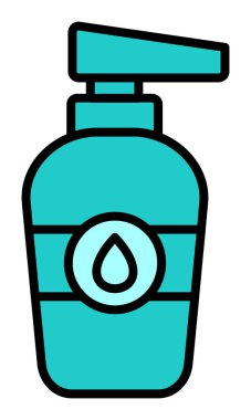 Beyaz arkaplanda bebek yağı vektör illüstrasyonu