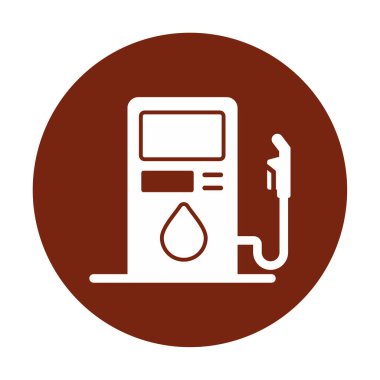 Yakıt İstasyonu simgesi taslak biçimi