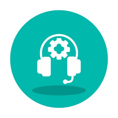 ikon vektör illüstrasyonunu destekle