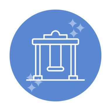 simge vektör çizim salıncak