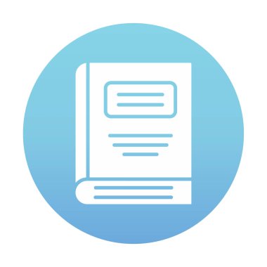 kitap simgesi vektör illüstrasyonu 