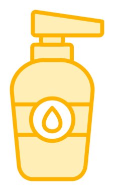 Beyaz arkaplanda bebek yağı vektör illüstrasyonu