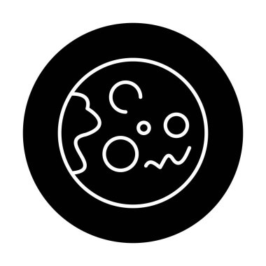 Gezegenler simgesi, vektör illüstrasyonu