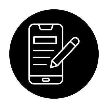 Yapılacaklar listesi simgesi olan akıllı telefon