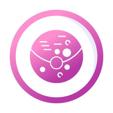 Venüs web simgesi, vektör illüstrasyonu