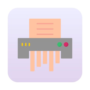 kağıt öğütücü makinenin vektör çizim