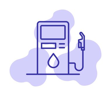 Yakıt İstasyonu simgesi taslak biçimi