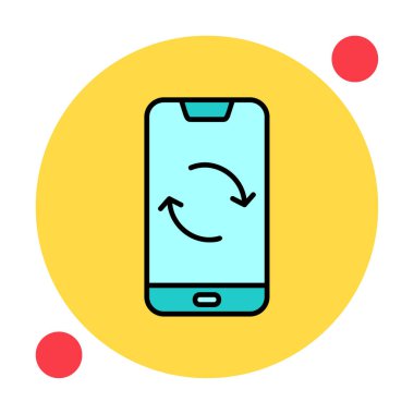 Moda biçimi izole edilmiş arkaplan simgesi