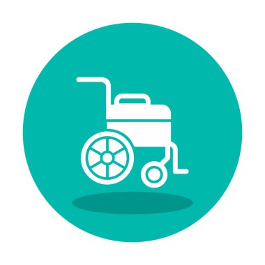 Tekerlek Sandalyesi vektör illüstrasyonu