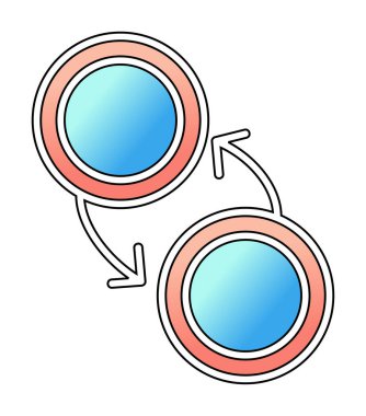 Web simgesi, vektör illüstrasyonunu değiştir