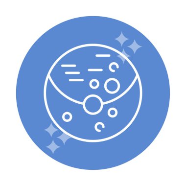 Venüs web simgesi, vektör illüstrasyonu