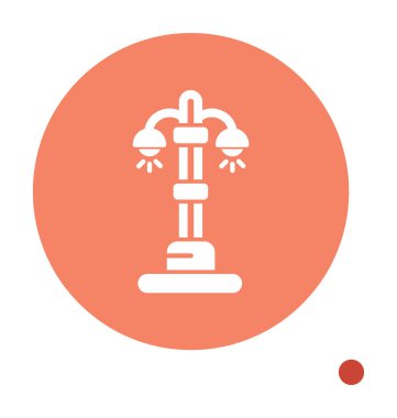 Sokak Işığı renk çizgisi simgesi    