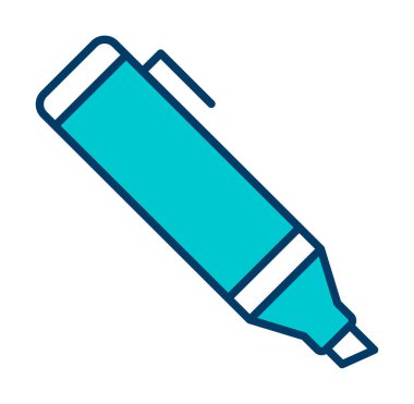 Vurgulama simgesi web basit illüstrasyon