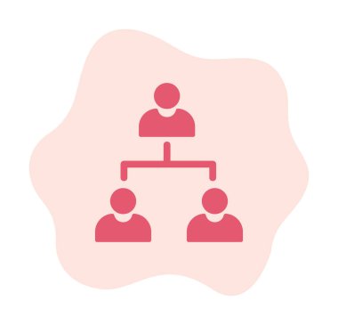 Çalışma Yönetimi vektör simgesi modern basit illüstrasyon