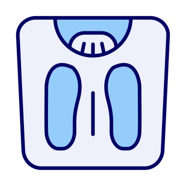 Ağırlık Ölçekleme simge vektör illüstrasyon grafik tasarımı