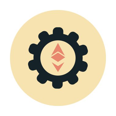 Ethereum Simge vektör çizimi ayarlanıyor