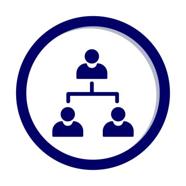 Çalışma Yönetimi vektör simgesi modern basit illüstrasyon