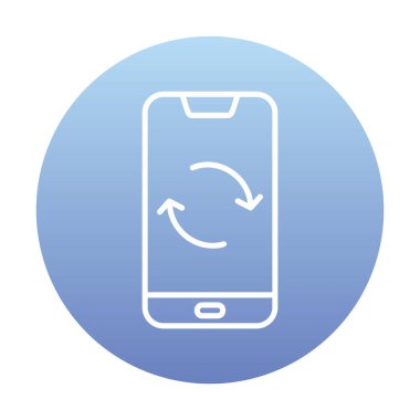 mobil uygulama simgesi vektör illüstrasyonu