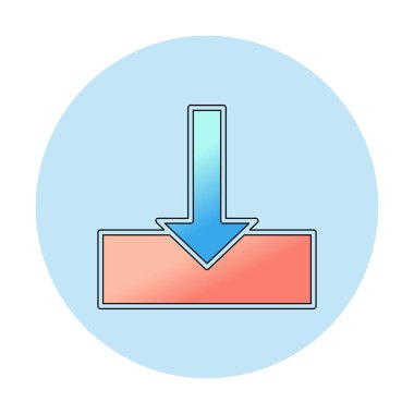  Simge indir, vektör illüstrasyonu basit tasarım