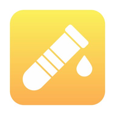 test tübü ikon vektör çizimi