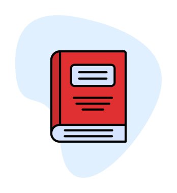 kitap simgesi vektör illüstrasyonu 