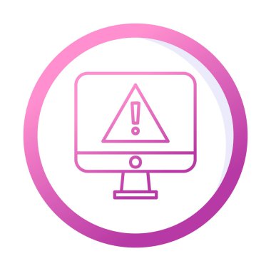 ünlem işareti, uyarı simgesi vektör illüstrasyonu