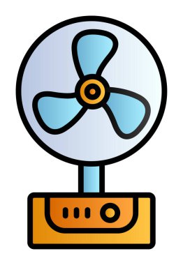 Basit hayran simgesi çizimi