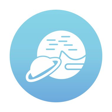 UFO simgesi vektör illüstrasyonu