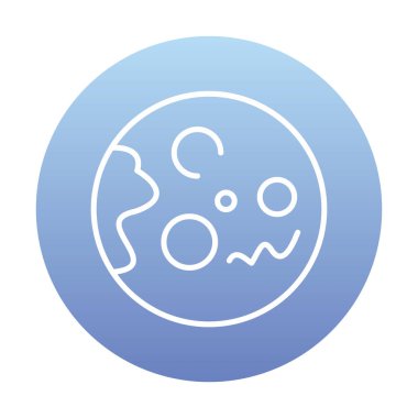 Gezegenler simgesi, vektör illüstrasyonu