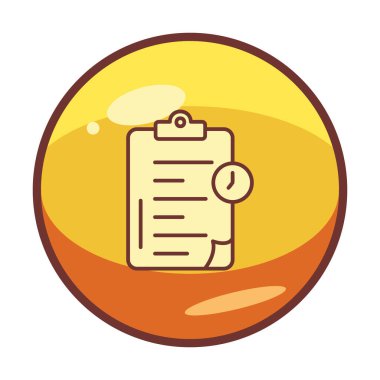 Pano simgesi, vektör illüstrasyonu basit tasarım