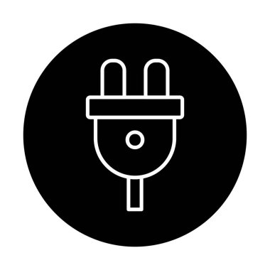 güç dolgusu, web simgesi basit tasarım 