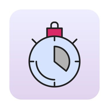 vektör kronometre simgesi illüstrasyonu 