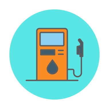 Yakıt İstasyonu simgesi taslak biçimi