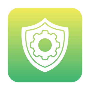 Güvenlik kalkanı simgesi koruma konsepti, vektör illüstrasyonu