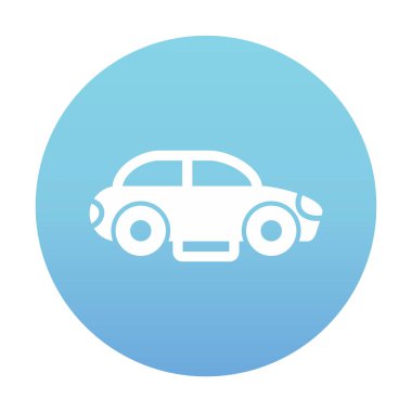 - Araba. Web simgesi basit illüstrasyon 