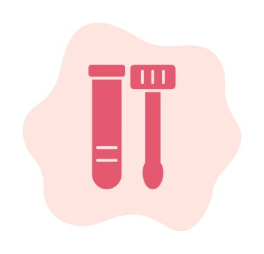 Örnek test web simgesi, vektör illüstrasyonu