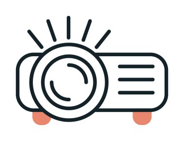 Projector  web icon vector illustration