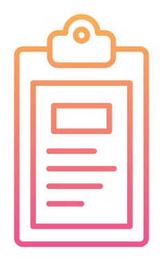 Pano simgesi, vektör illüstrasyonu basit tasarım