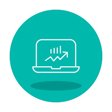 Vektör illüstrasyonu, Stock İzleme simgesi arkaplanı                          
