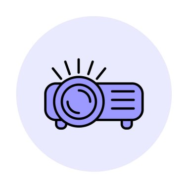 Projector  web icon vector illustration