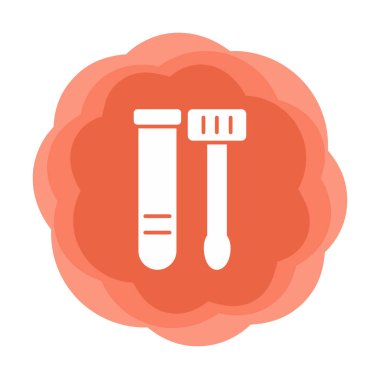 Örnek test web simgesi, vektör illüstrasyonu