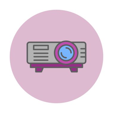 Projector  web icon vector illustration